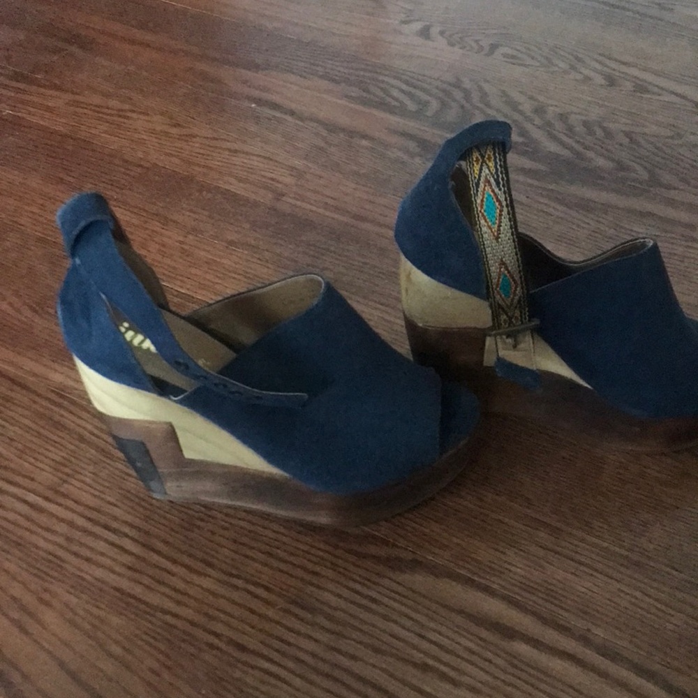 Inkkkas 5 inch wedge heels